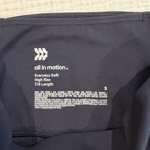 All in Motion Charcoal High Rise Leggings